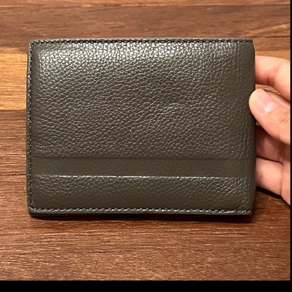 Coach Men's Dark Grey Leather 3 In 1 Wallet - Picture 2 of 6